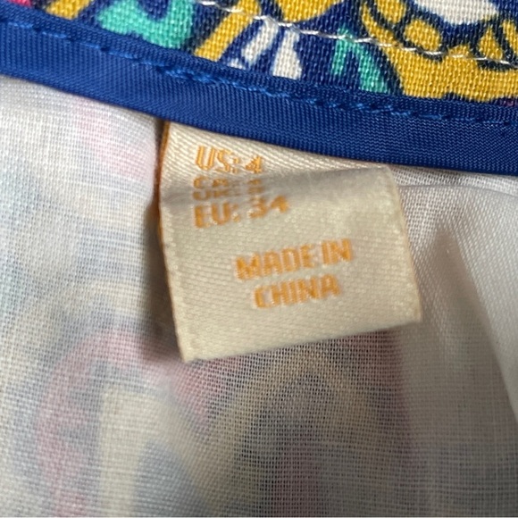 Y2K Bohemian Linen Mini Skirt | Anthropologie Lucy & Laurel | Size 4 - Picture 8 of 10